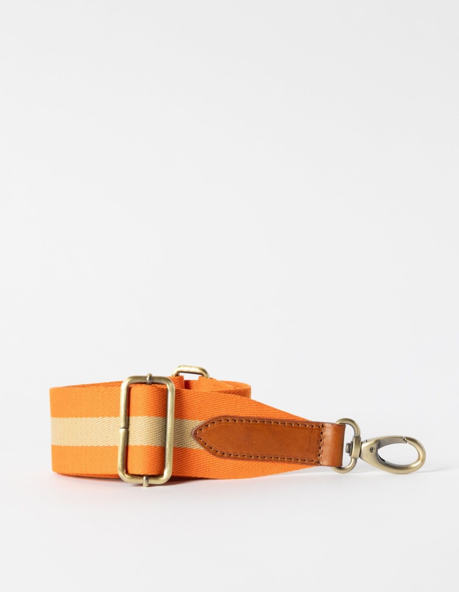 O My Bag Striped Webbing Strap | Straps