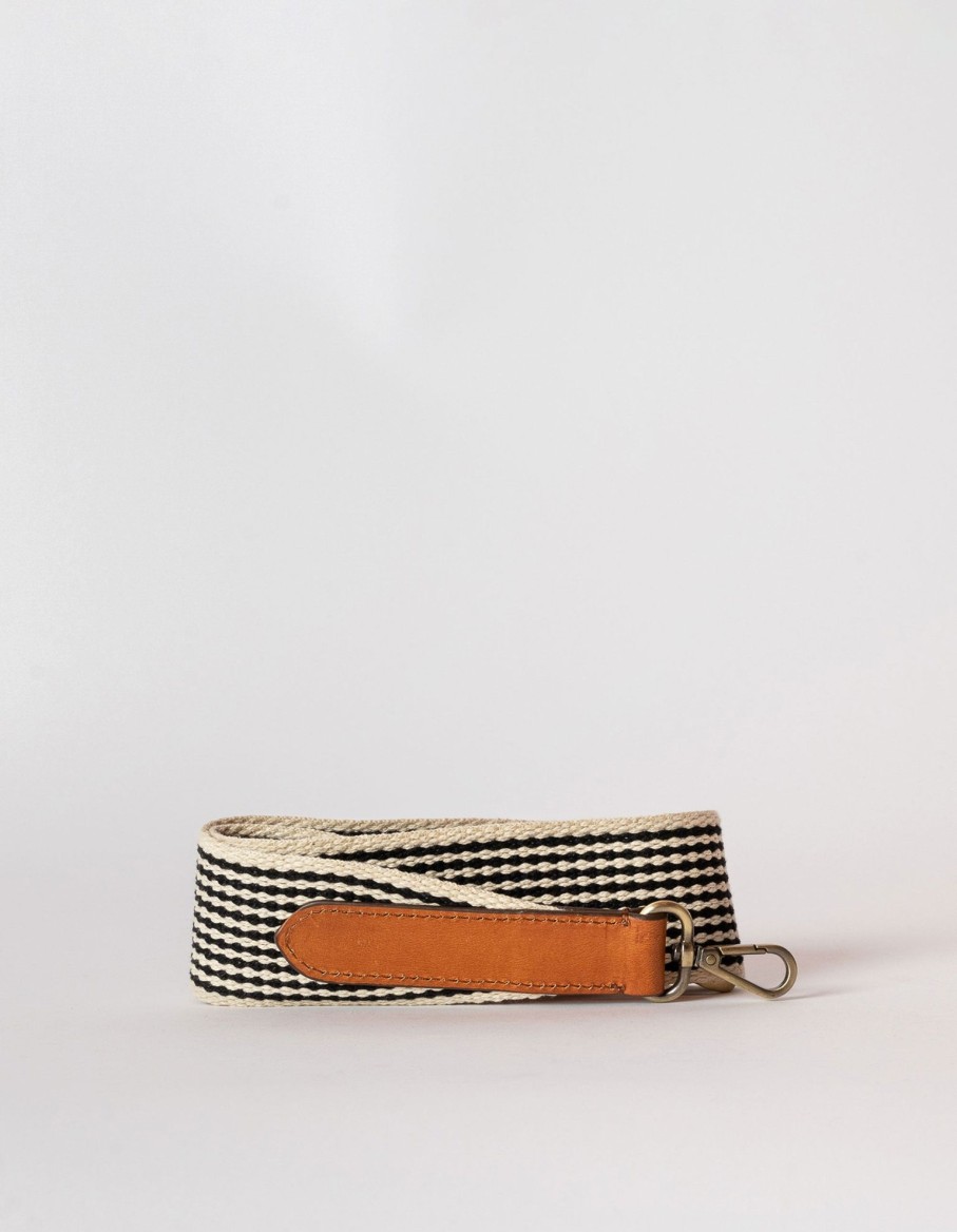 O My Bag Shoulder Checkered Webbing Strap | Shoulder Bags