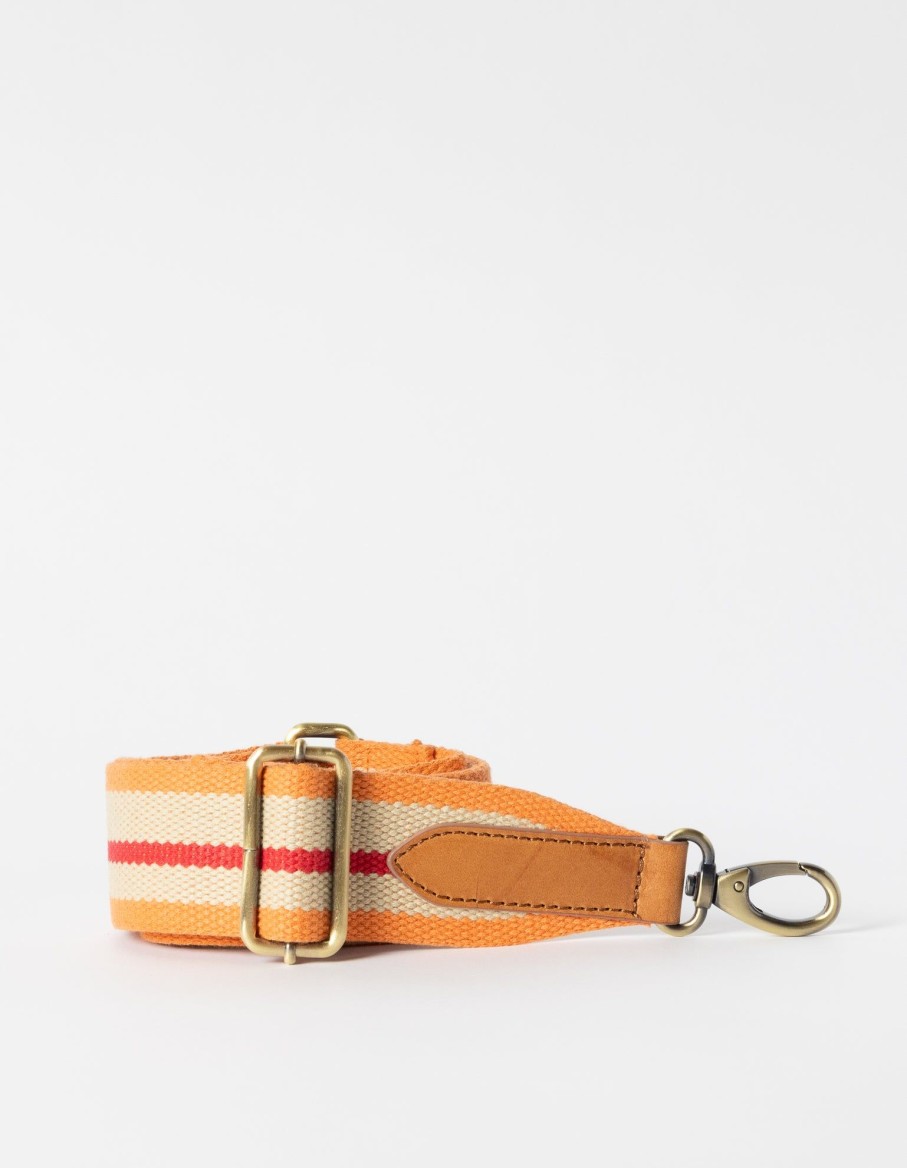 O My Bag Striped Webbing Strap | Straps