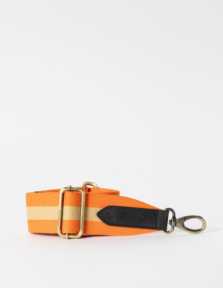 O My Bag Striped Webbing Strap | Straps