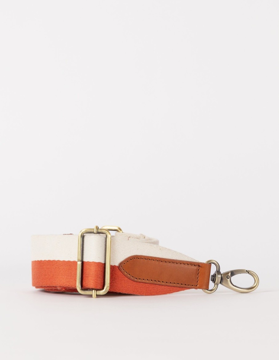 O My Bag Striped Webbing Strap | Straps